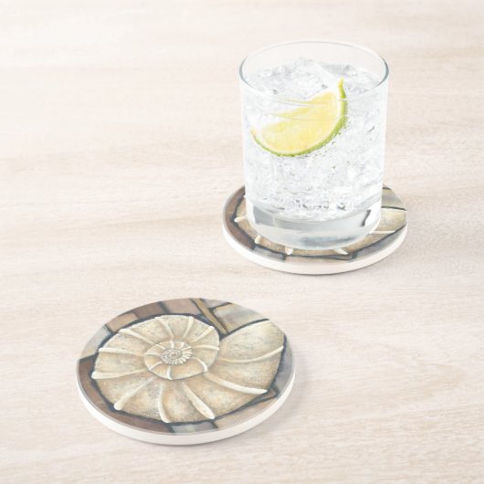 アワビ貝 コースター (側面)