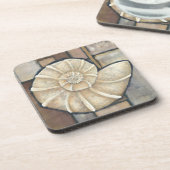 アワビ貝 コースター (左側)