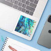 アワビ貝 シール (ノートパソコンとiPhone)