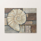 アワビ貝 ジグソーパズル (横)