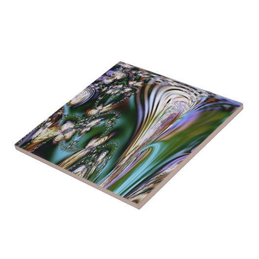 アワビ貝 タイル (側面)