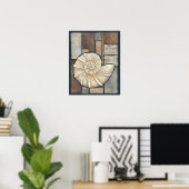 アワビ貝 ポスター (ホームオフィス)