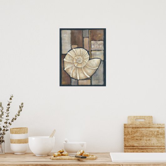 アワビ貝 ポスター (キッチン)