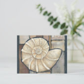 アワビ貝 ポストカード (スタンド正面)