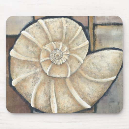 アワビ貝 マウスパッド (正面)