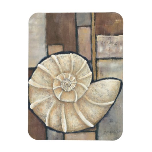 アワビ貝 マグネット (縦)