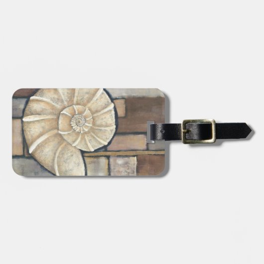 アワビ貝 ラゲッジタグ (正面横)