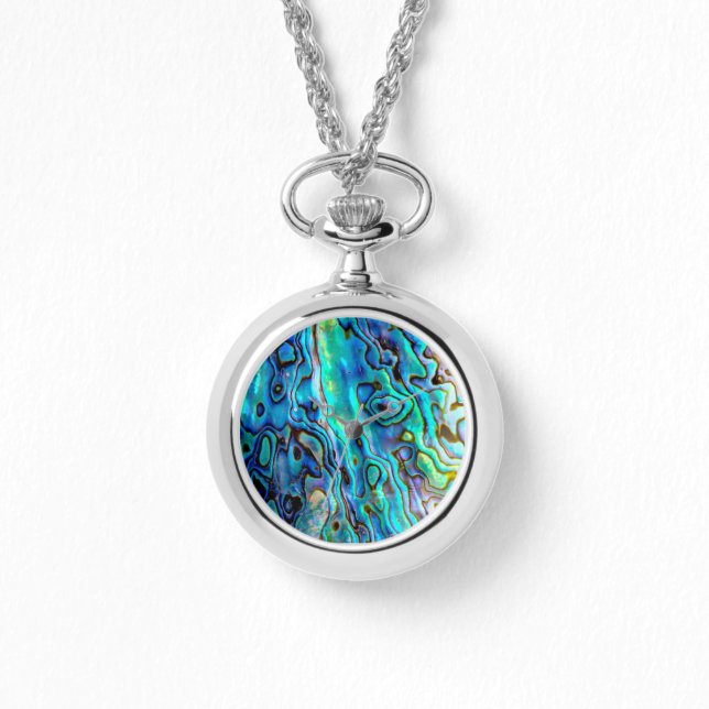 アワビ貝 腕時計 (正面)