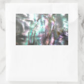 アワビ貝 長方形シール (バッグ)