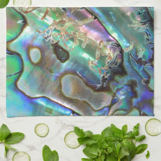 アワビ キッチンタオル (折り畳み)