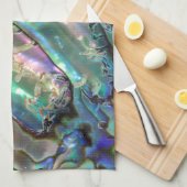 アワビ キッチンタオル (四つ折り)