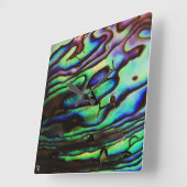 アワビ スクエア壁時計 (傾斜)