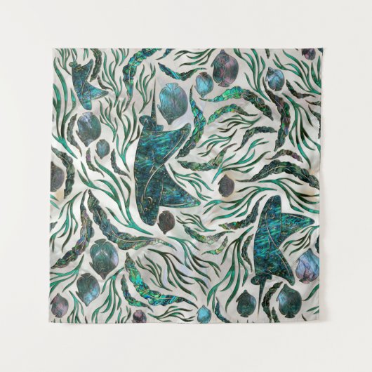 アワビ タペストリー (正面(横))