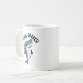 アワメおもしろいザメ動物パン コーヒーマグカップ (正面左)