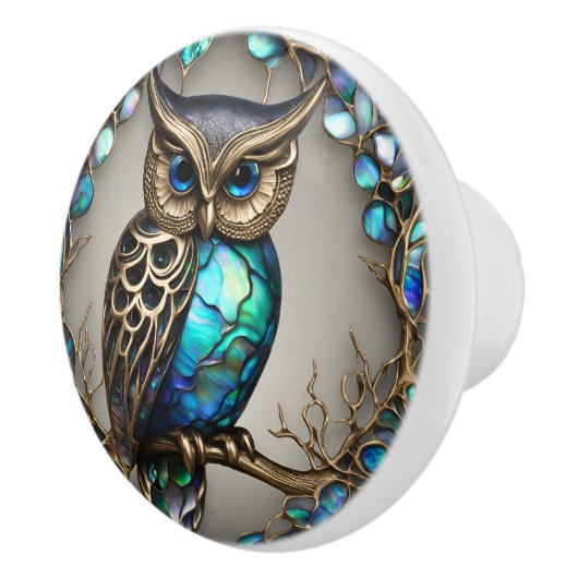 アワロフクロウ セラミックノブ (右)