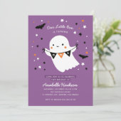 アワーズブーかわいい子どもハロウィーンファースト誕生日 招待状 (スタンド正面)