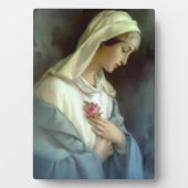 アワーズレディオブザバラピンクフラワーブルーマントル フォトプラーク (正面)