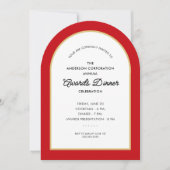 アワードディナーセレブレーションアーチ 招待状 (正面)