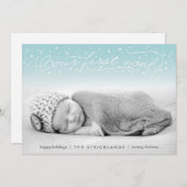 アワーファーストノエルアクアホリデーフォトカード シーズンカード (正面/裏面)