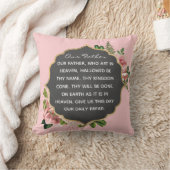 アワーファー祈りの言葉枕 クッション (ブランケット)