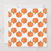 アワーリトルパンプキン誕生日招待状 招待状 (裏面)