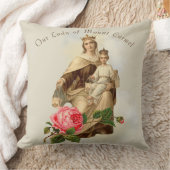 アワーレディオブ山カルメルベビーイエス祈りの言葉 クッション (ブランケット)