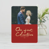 アワー初めてのクリスマスズニューリューホリデーフォトカード シーズンカード (スタンド正面)