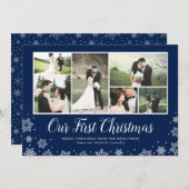 アワー初めてのクリスマスズニューリ数々のューフォトホリデー シーズンカード (正面/裏面)