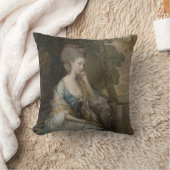 アンのチェスターフィールド1777年の伯爵婦人のポートレート クッション (ブランケット)