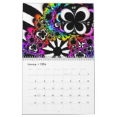 アンのフラクタルの動物のカレンダー カレンダー (1月 2026)