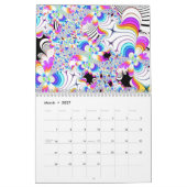 アンのフラクタルの動物のカレンダー カレンダー (3月 2027)