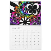 アンのフラクタルの動物のカレンダー カレンダー (1月 2027)