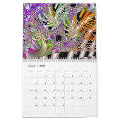 アンのフラクタルの動物のカレンダー カレンダー (3月 2027)