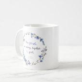 アンの引用文のマグ コーヒーマグカップ (正面左)