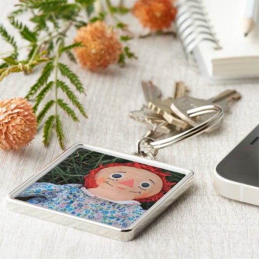 アンのRaggedy人形1 キーホルダー (側面)