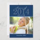 アンはっきりしたドビューティフル卒業招待状 招待状 (正面)