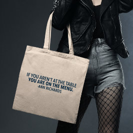 アンやる気を起こさせるリチャーズによる政治引用文 トートバッグ