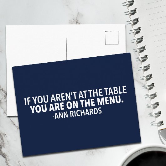 アンやる気を起こさせるリチャーズによる政治引用文 ポストカード