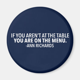 アンやる気を起こさせるリチャーズによる政治引用文 マグネット