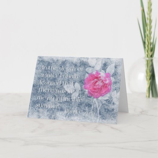 アンアルバートカムス引用文 カード (正面)