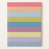 アンアルバーパステルチョークストライプズ プランナー手帳 (裏面)