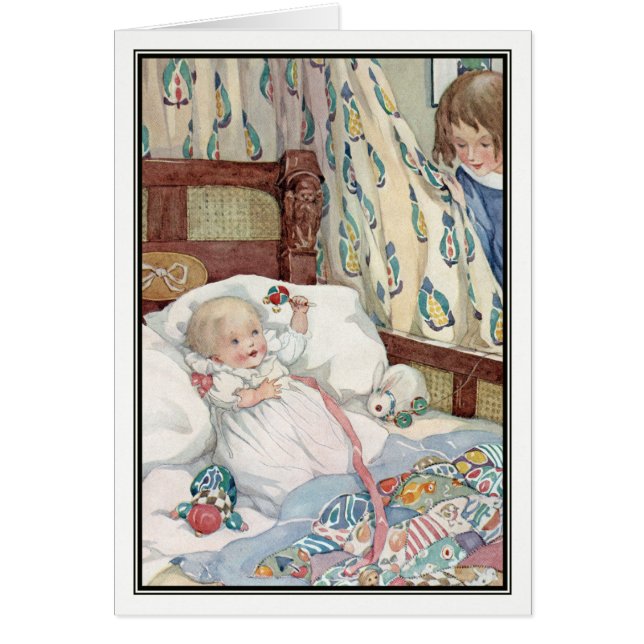 アンアンダーソン著折畳み式ベッドのヴィンテージのベビー (正面)