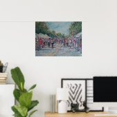 アンアーバーズアフリカンアメリカンフェスティバルパステル ポスター (ホームオフィス)