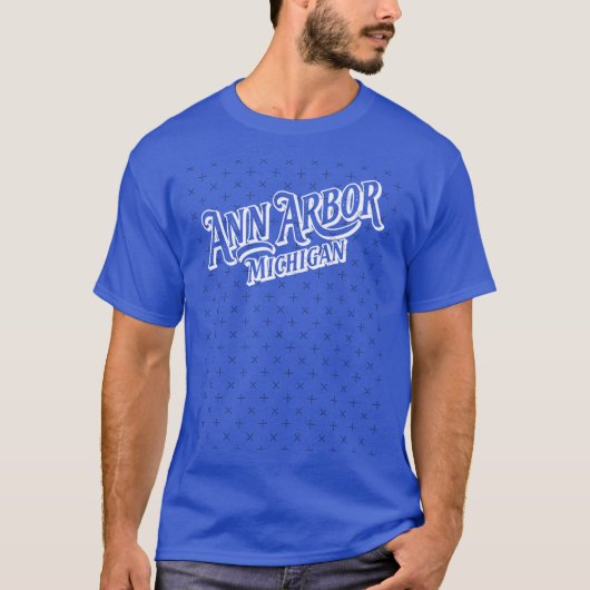 アンアーバーミシガン特大 Tシャツ (正面)