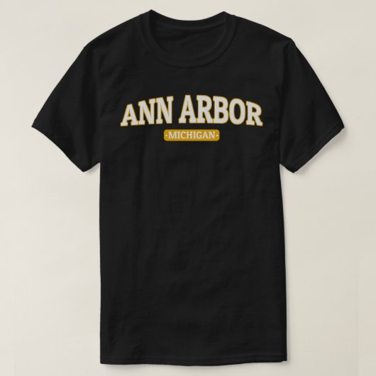 アンアーバーミシガン2 Tシャツ (デザイン正面)