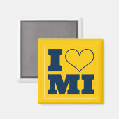 アンアーバー(MI)サッカーウォッチパーティー冷蔵庫 マグネット (正面/裏面)