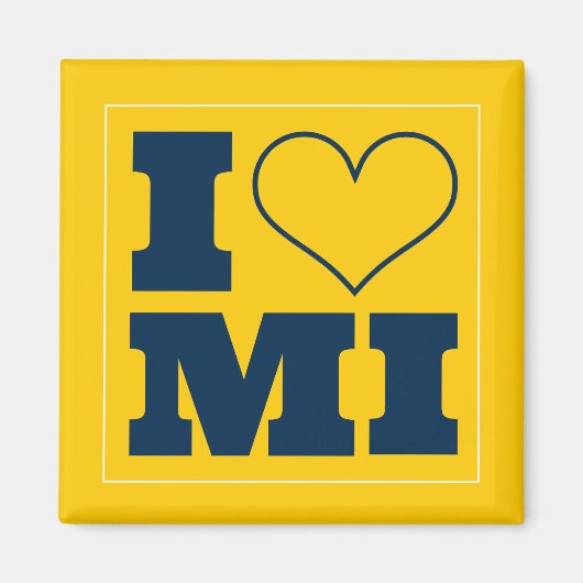 アンアーバー(MI)サッカーウォッチパーティー冷蔵庫 マグネット (正面)