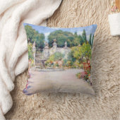 アンイタリアンガーデン – William Meritt Chase, 1909 クッション (ブランケット)