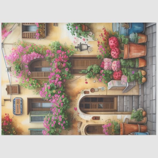 アンイタリアン通りシーンEphemeraデザインシリーズ10 薄葉紙 (正面)