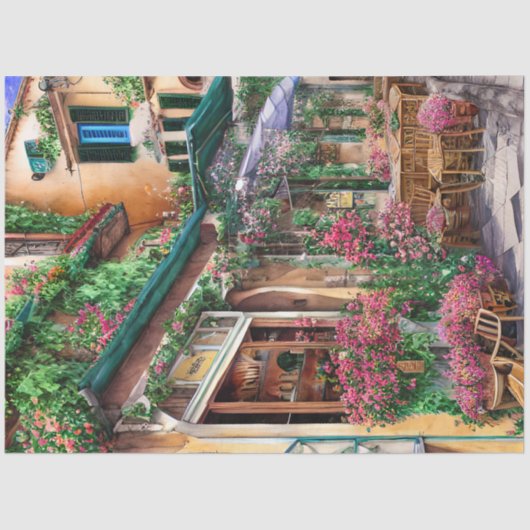 アンイタリアン通りシーンEphemeraデザインシリーズ12 薄葉紙 (正面)